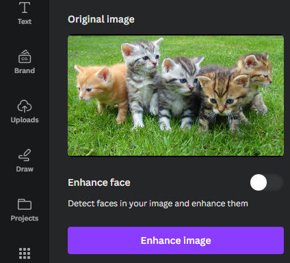 Enhance Image Button