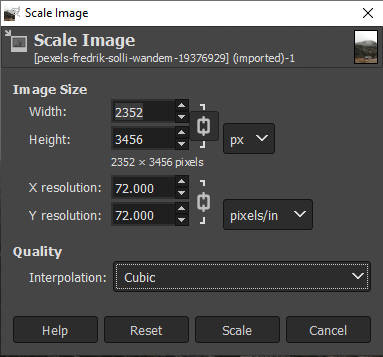 Scale By Adjusting Resolution