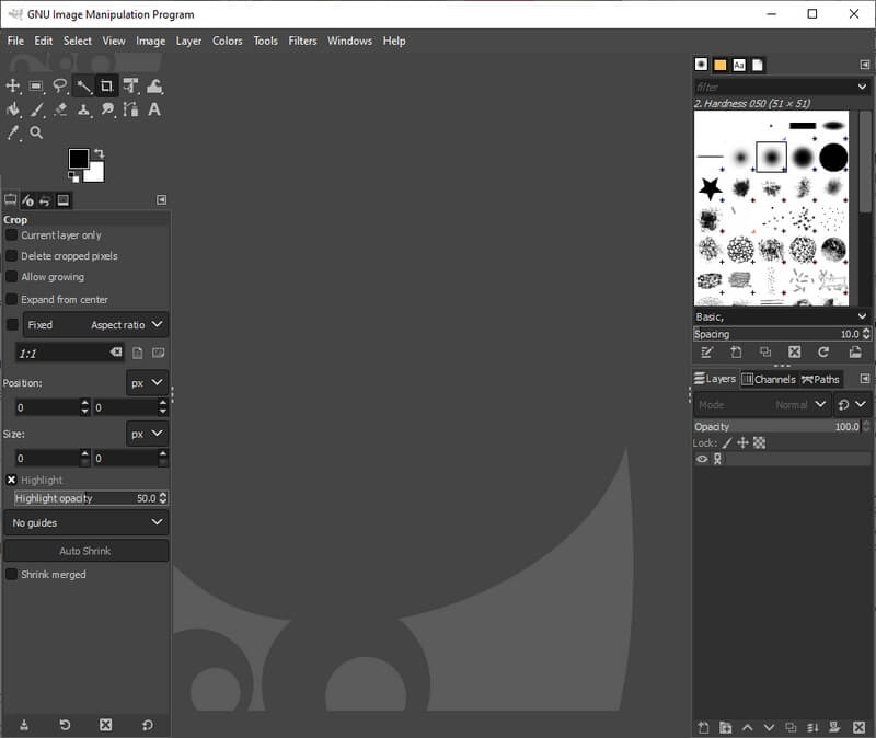 GIMP Interface