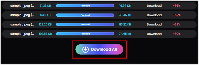 Download All Compressed Photos