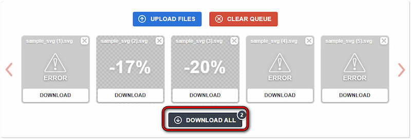 Obtain Optimized SVG