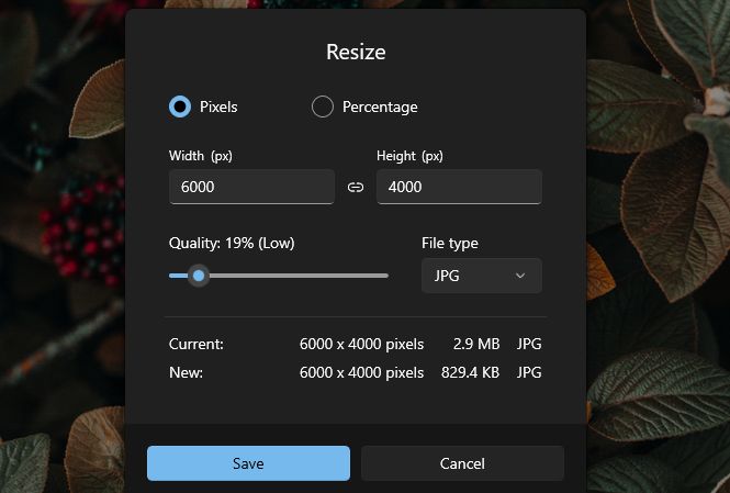 Resize Panel