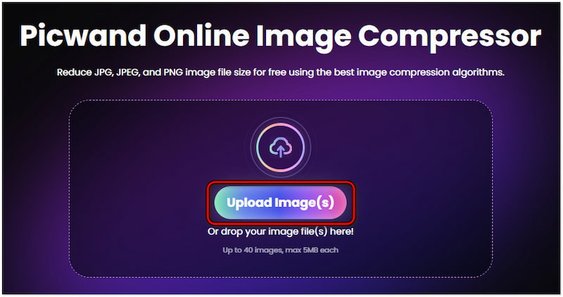 Upload Images For Compression