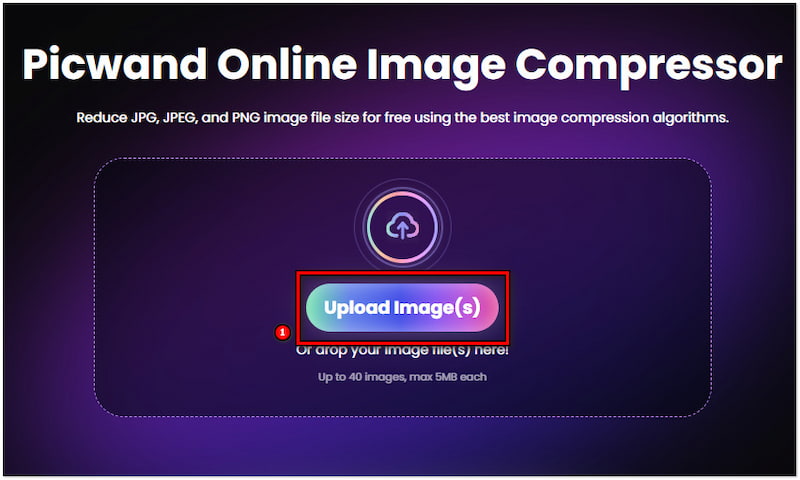 Upload JPG For Compression