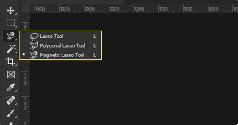 Choose Lasso Tool