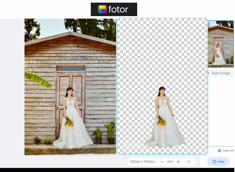 Fotor Online Background Remover