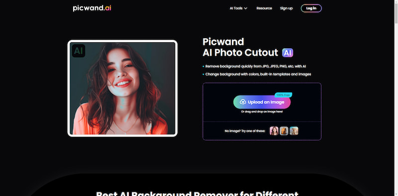 Photo Cutout Homepage