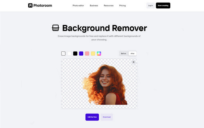 Photoroom Online Background Remover