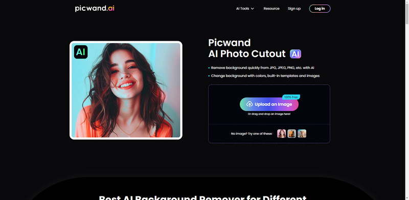 Picwand Photo Cutout Homepage