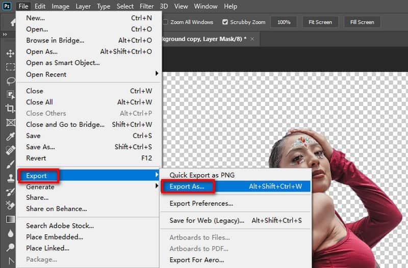 Process of Export Image