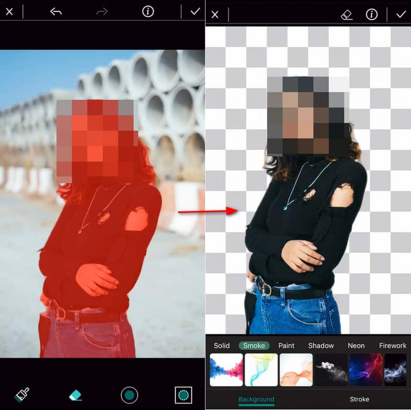 Remove Image Background Using Photodirector