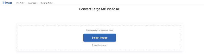 11zon Convert Large MB Pic to KB