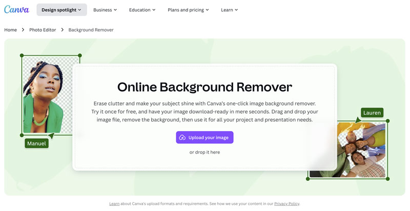 Canva Online Background Remover