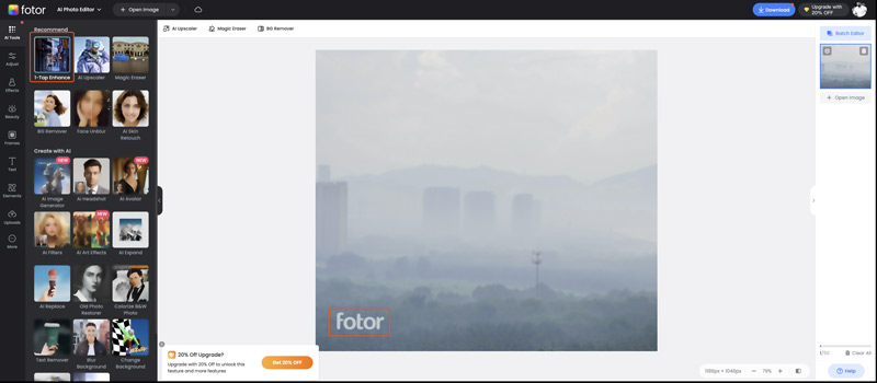 Free AI Image Sharpener Online Fotor