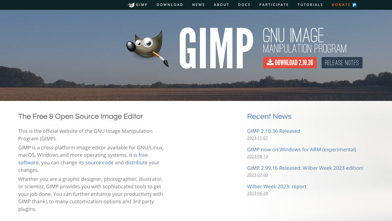 Gimp Official Site