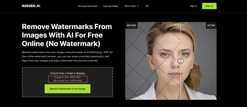 Imggen AI Watermark Remover