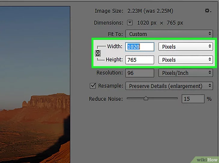 Photoshop Enhance Resolution Input