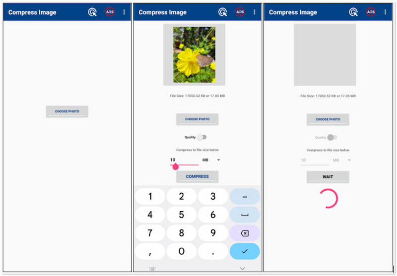 Reduce Jpeg Size with Compress Image Size in KB MB