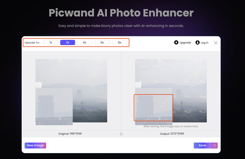 Sharpen Image Online AI Picwand