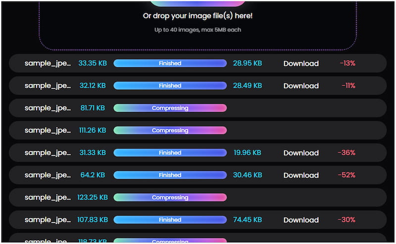 Start Jpeg Compression