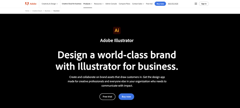 Adobe Illustrator Official Product Page