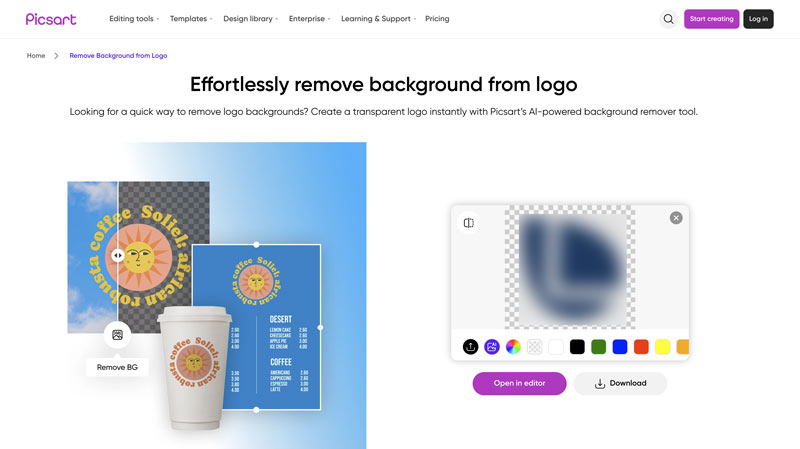 Remove Background From Logo Online Picsart