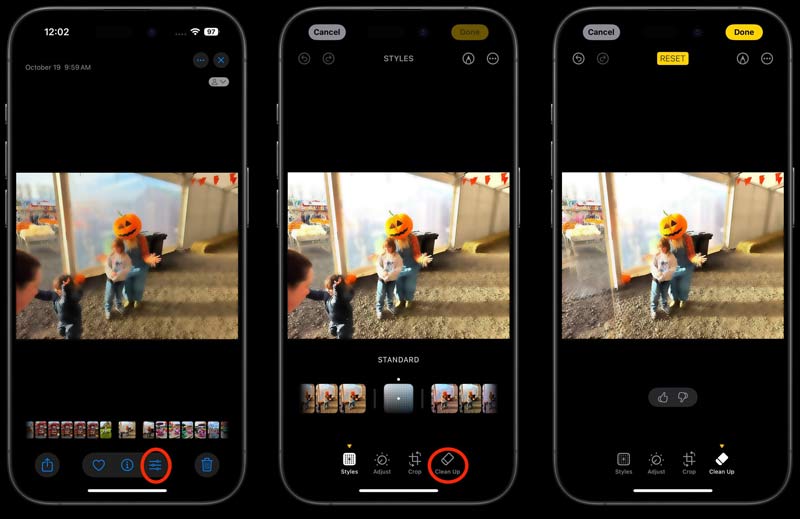 iPhone Clean Up Erase Objects in Photos