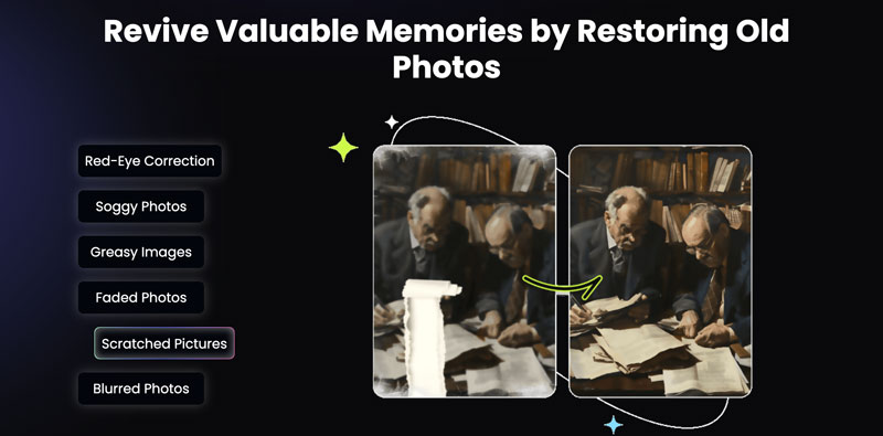 Restore Old Photos Using AI Picwand