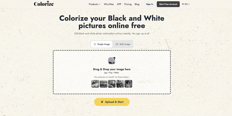 Free Online Photo Colorizer Imagecolorizer