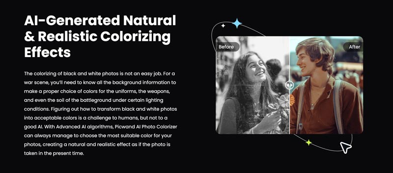 Picwand Ai Photo Colorizer Features